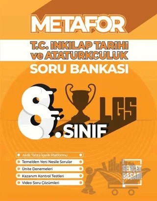 8. Sınıf T.C. İnkılap Tarihi ve Atatürkçülük Soru Bankası – İbrahim Sadi Tüysüz – Gerçek Başarı Yayınları kitap kapağı