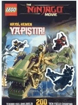 Lego Ninjago Haydi Hemen Yapıştır! – Kolektif – Doğan Egmont Yayıncılık kitap kapağı