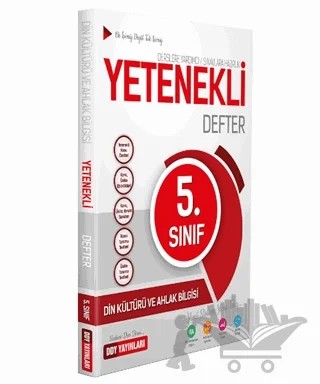 5. Sınıf Din Kültürü ve Ahlak Bilgisi Yetenekli Defter – Kolektif – DDY Yayınları kitap kapağı