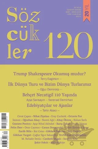 Sözcükler Dergisi 120. Sayı Mart - Nisan 2026 – Sözcükler Yayınları kitap kapağı