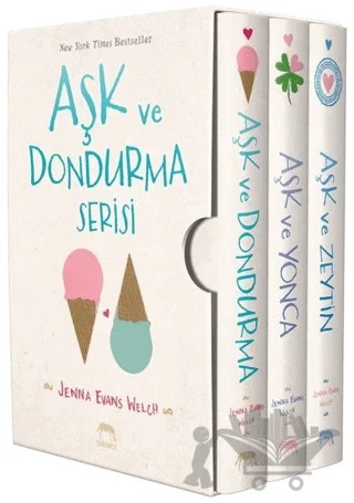 Aşk ve Dondurma Serisi Kutulu Set (3 Kitap Takım) – Jenna Evans Welch – Yabancı Yayınları kitap kapağı