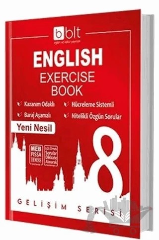 8. Sınıf English Exercise Book – Kolektif – Bulut Eğitim ve Kültür Yayınları kitap kapağı