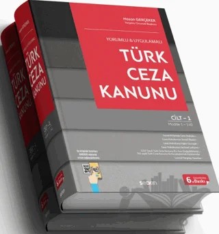 Yorumlu & Uygulamalı Türk Ceza Kanunu (2 Cilt) – Hasan Gerçeker – Seçkin Yayıncılık kitap kapağı