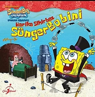 Sünger Bobini - Harika Sihirbaz – Steven Banks – Çocuk Gezegeni kitap kapağı