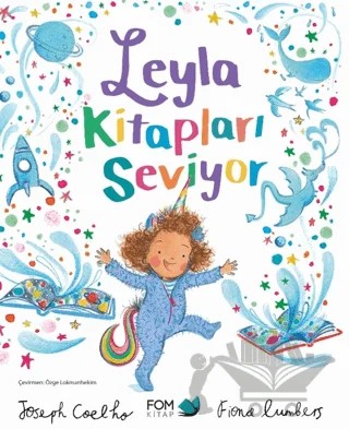 Leyla Kitapları Seviyor – Joseph Coelho – FOM Kitap kitap kapağı
