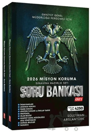 2026 Misyon Koruma Sınavı Hazırlık Soru Bankası Seti 2 Cilt – Süleyman Arslantürk – Süleyman Arslantürk kitap kapağı