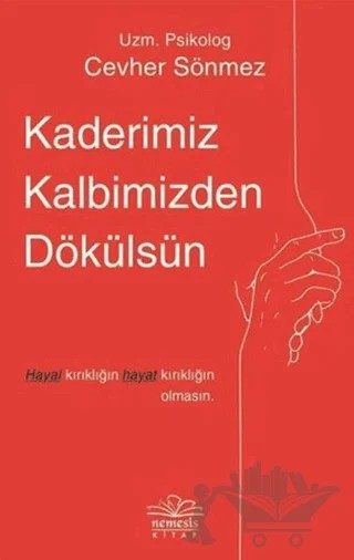 Kaderimiz Kalbimizden Dökülsün – Cevher Sönmez – Nemesis Kitap kitap kapağı