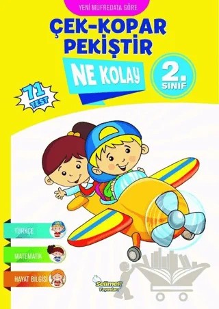 Çek-Kopar Pekiştir Ne Kolay 2. Sınıf – Kolektif – Selimer Yayınları kitap kapağı