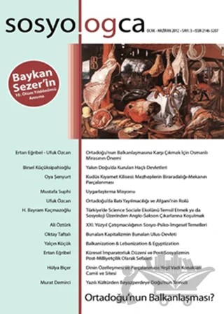 Sosyologca Dergisi Sayı: 3 – Doğu Kitabevi kitap kapağı