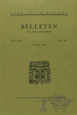 Belleten Sayı: 167 Cilt: 42 – Türk Tarih Kurumu Yayınları kitap kapağı