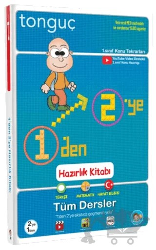 1'den 2'ye Hazırlık Kitabı – Kolektif – Tonguç Akademi kitap kapağı