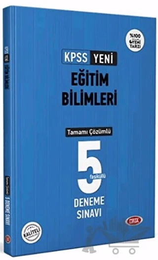 KPSS Eğitim Bilimleri Tamamı Çözümlü 5 Deneme Sınavı – Kolektif – Data Yayınları kitap kapağı