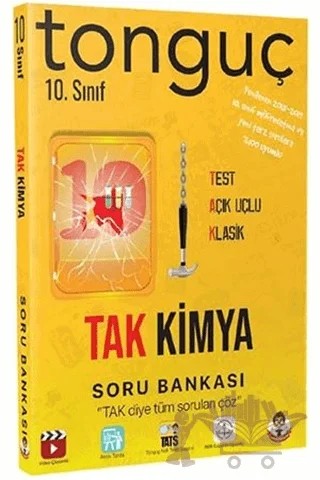 10. Sınıf TAK Kimya Soru Bankası – Kolektif – Tonguç Akademi kitap kapağı