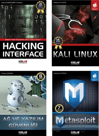 Global Hacking ve Güvenlik Seti (4 Kitap Takım) – Kolektif – Kodlab Yayın Dağıtım kitap kapağı