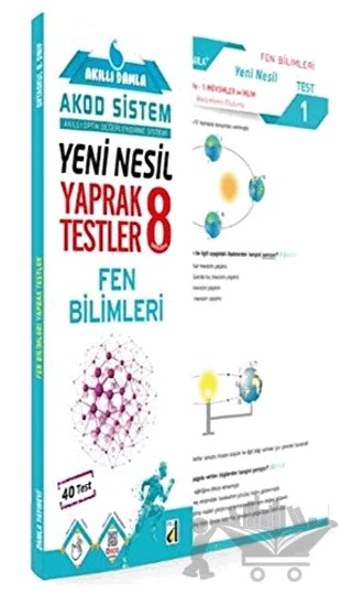 Akıllı Damla Fen Bilimleri Yeni Nesil Yaprak Testler - 8. Sınıf – Kolektif – Damla Yayınevi kitap kapağı