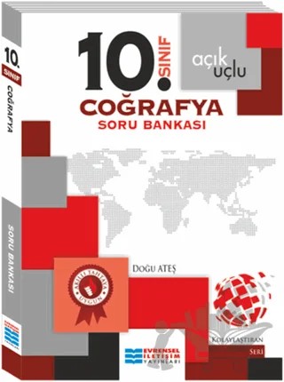 10. Sınıf Coğrafya Açık Uçlu Soru Bankası – Doğu Ateş – Evrensel İletişim Yayınları kitap kapağı