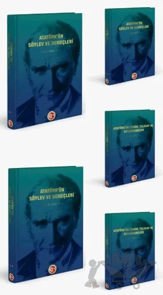Atatürk'ün Söylev ve Demeçleri ve Atatürk'ün Tamim, Telgraf ve Beyannameleri (5 Kitap - Kutulu Set) – Yüksel Özgen – Atatürk Araştırma Merkezi kitap kapağı