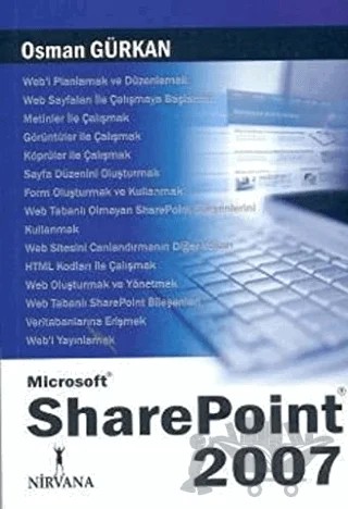 Microsoft SharePoint 2007 – Osman Gürkan – Nirvana Yayınları kitap kapağı