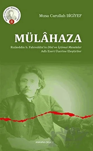 Mülahaza – Musa Carullah Bıgıyef – Ankara Okulu Yayınları kitap kapağı