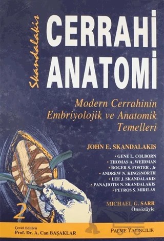 Cerrahi Anatomi 2 – John E. Skandalakis – Palme Yayıncılık kitap kapağı