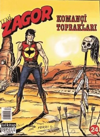Yeni Zagor Sayı: 24 Komançi Toprakları – Lal Kitap kitap kapağı