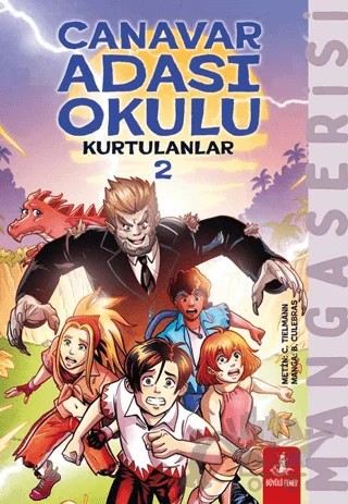 Canavar Adası Okulu – C. Tielmann – Büyülü Fener Yayınları kitap kapağı