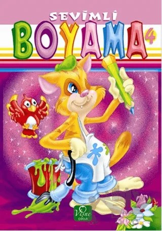 Sevimli Boyama 4 – Kolektif – Vişne Çocuk kitap kapağı