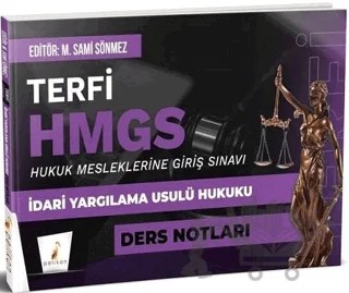Terfi HMGS İdari Yargılama Usulü Hukuku Ders Notları – M. Sami Sönmez – Pelikan Tıp Teknik Yayıncılık kitap kapağı