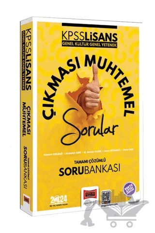 2024 KPSS GK-GY Çıkması Muhtemel Sorular Tamamı Çözümlü Soru Bankası – Rüstem Kızıldağ – Yargı Yayınevi kitap kapağı