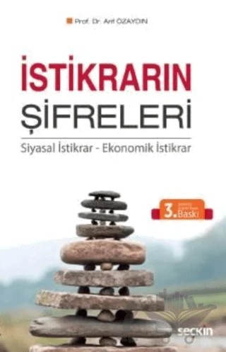 İstikrarın Şifreleri – Arif Özaydın – Seçkin Yayıncılık kitap kapağı
