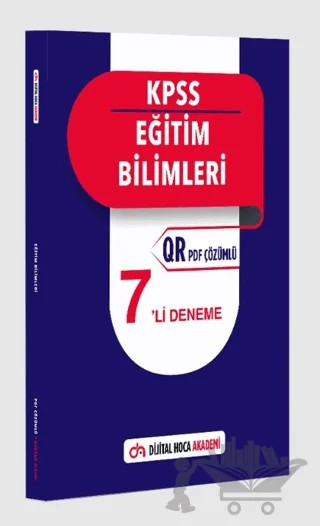 KPSS Eğitim Bilimleri QR PDF Çözümlü 7 'li Deneme – Kolektif – Dijital Hoca kitap kapağı