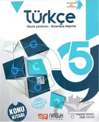 5. Sınıf Türkçe Konu Kitabı – Haşim Arda Sindel, Zeren Özcan – Nitelik Yayınları - Bayilik kitap kapağı