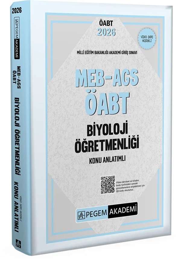 2026 MEB AGS ÖABT Biyoloji Öğretmenliği Konu Anlatımlı – Değerli Okuyucularımız – Pegem Akademi Yayıncılık kitap kapağı