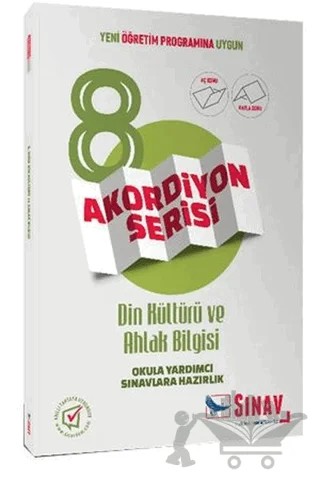 8. Sınıf Din Kültürü ve Ahlak Bilgisi Akordiyon Serisi – Kolektif – Sınav Yayınları kitap kapağı