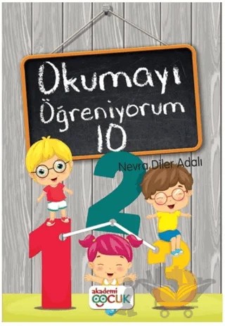 Okumayı Öğreniyorum - 10 – Nevra Diler Adalı – Akademi Çocuk kitap kapağı