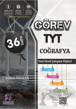 Görev TYT Coğrafya Yeni Nesil Çalışma Föyleri – Bülent Ünalan – Armada Yayınları kitap kapağı