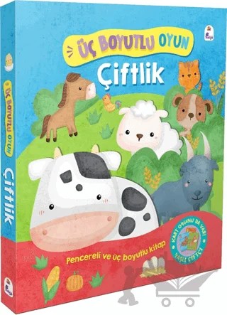 Üç Boyutlu Oyun - Çiftlik – Kolektif – İndigo Çocuk kitap kapağı