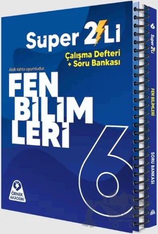 6. Sınıf Süper İkili Fen Bilimleri Seti – Kolektif – Örnek Akademi kitap kapağı