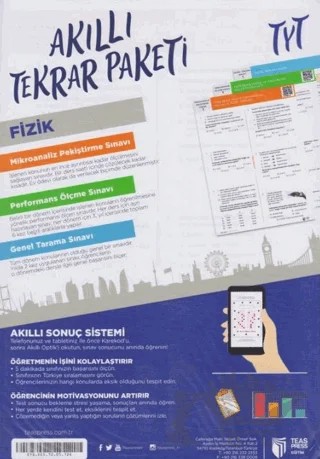 TYT Fizik Akıllı Tekrar Paketleri – Kolektif – Teas Press kitap kapağı