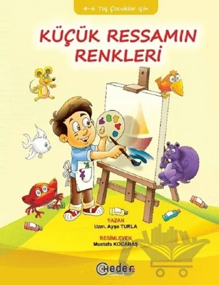 Küçük Ressamın Renkleri – Ayşe Turla – Hedef CS Yayıncılık kitap kapağı
