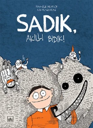 Sadık, Akıllı Bıdık! – Finn-Ole Heinrich, Ran Flygenring – İthaki Yayınları kitap kapağı