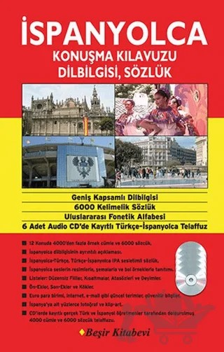 İspanyolca Konuşma Kılavuzu Dilbilgisi Sözlük – Metin Yurtbaşı – Beşir Kitabevi kitap kapağı