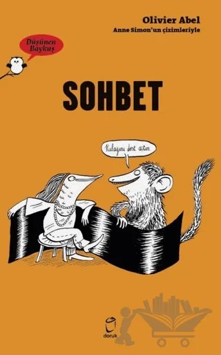 Sohbet - Düşünen Baykuş – Olivier Abel – Doruk Yayınları kitap kapağı