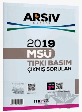 2019 MSÜ Çıkmış Sorular Tamamı Video Çözümlü – Kollektif – Marka Yayınları kitap kapağı