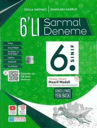 6. Sınıf 6'lı Sarmal Deneme – Kolektif – Evrensel İletişim Yayınları kitap kapağı