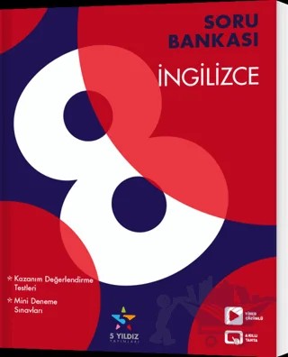 8. Sınıf İngilizce Soru Bankası – Kolektif – 5 Yıldız Yayınları kitap kapağı