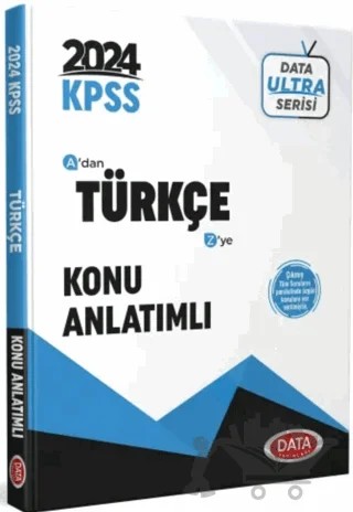 2024 KPSS Ultra Serisi Türkçe Konu Anlatımlı – Kolektif – Data Yayınları kitap kapağı