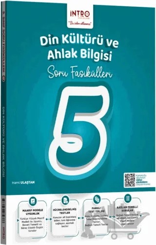 5. Sınıf Din Kültürü ve Ahlak Bilgisi Soru Fasikülleri – Hami Ulaştan – İntro Yayınları kitap kapağı
