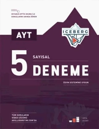 AYT Iceberg 5 Deneme Sayısal – Kolektif – Okyanus Yayınları kitap kapağı