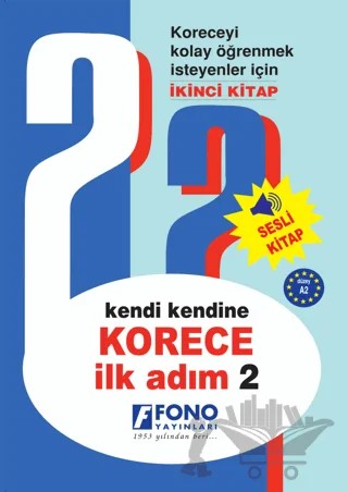 Kendi Kendine Korece İlk Adım 2 (Seslendirmeli) – Kolektif – Fono Yayınları kitap kapağı